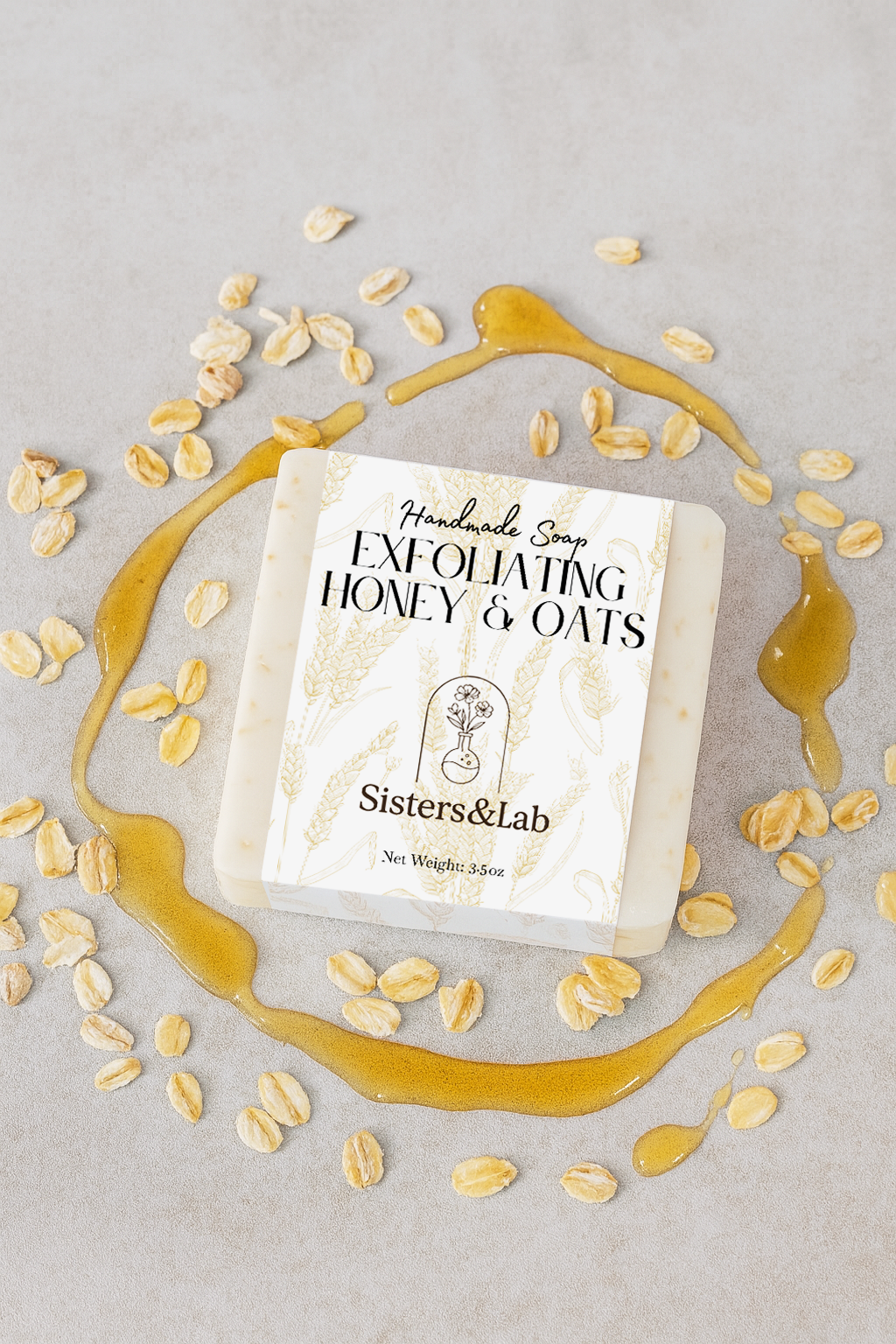 Exfoliating Honey & Oat Soap – Sisters & Lab