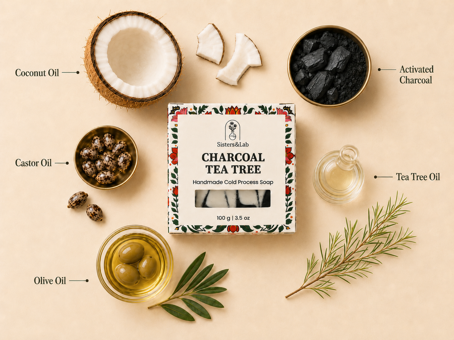 Charcoal & Tea Tree Soap