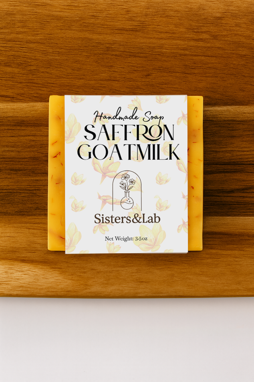 Saffron Goatmilk Soap – Sisters & Lab (3)