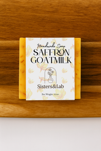 Saffron Goatmilk Soap – Sisters & Lab (3)