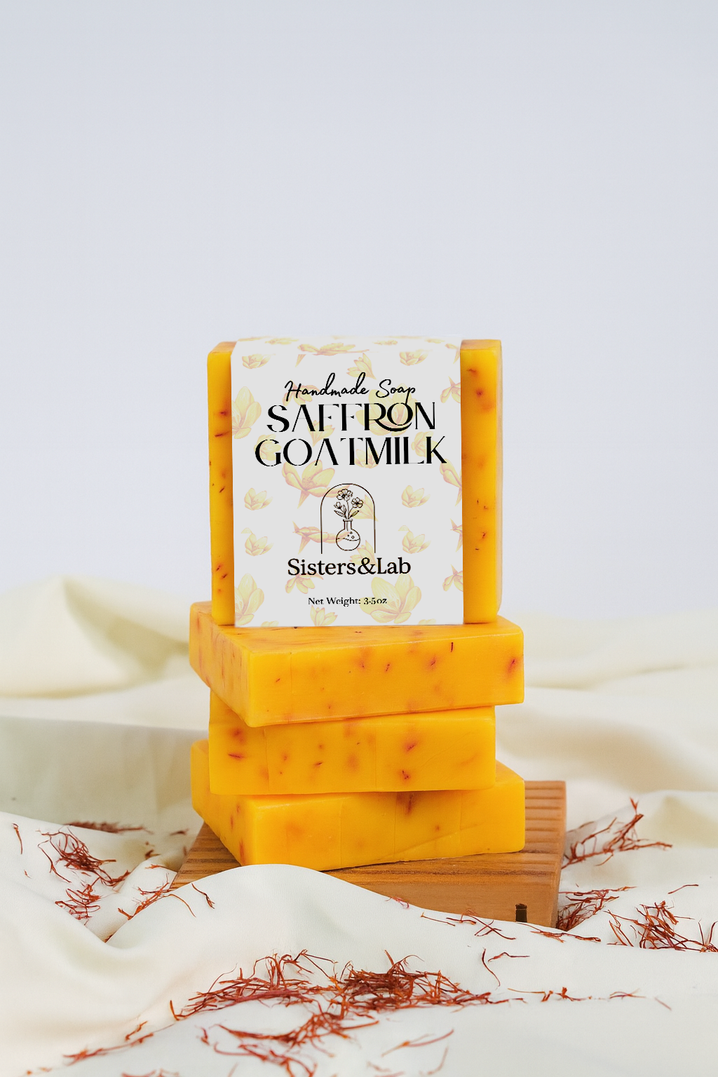 Saffron Goatmilk Soap – Sisters & Lab (2)