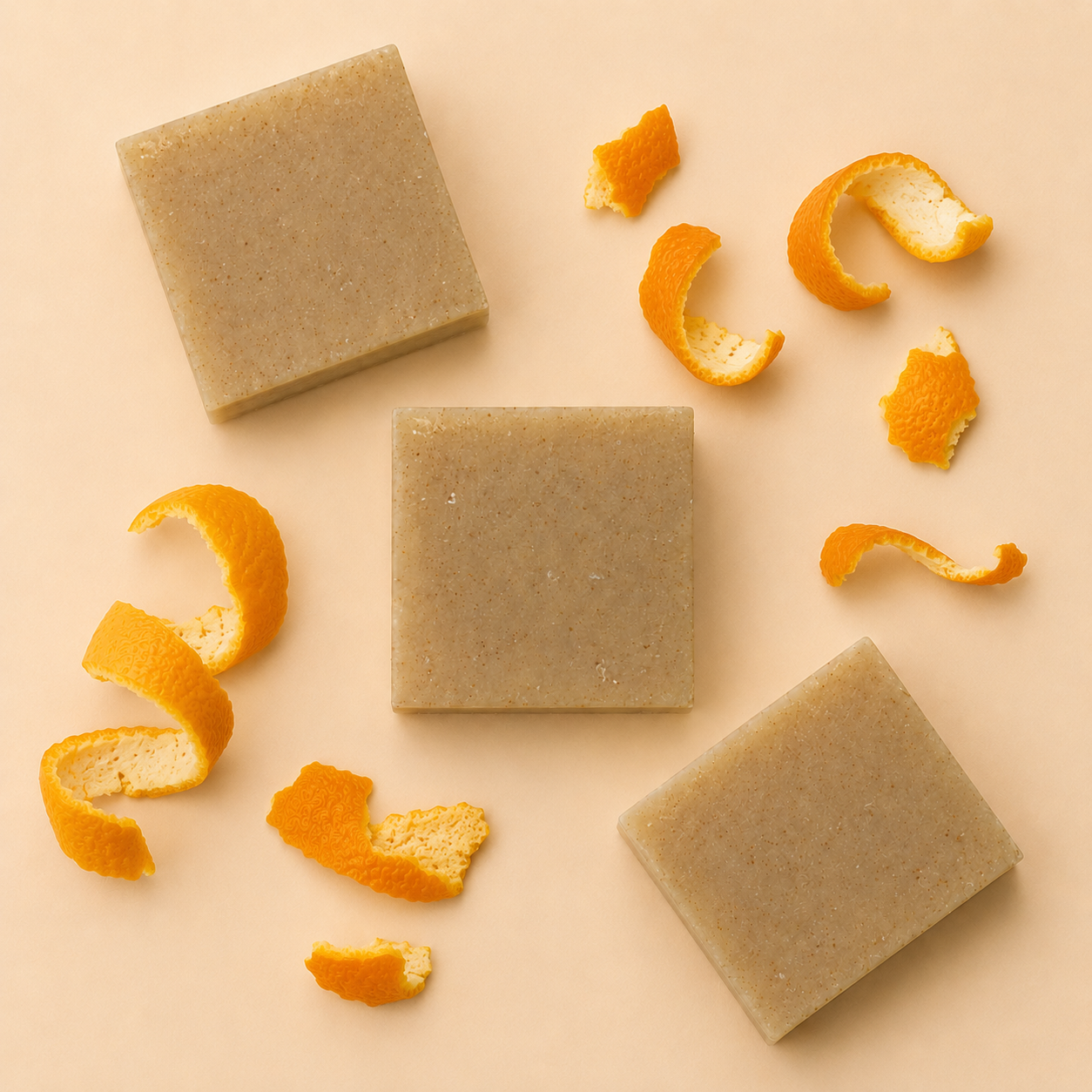 Exfoliating Orange Peel Soap