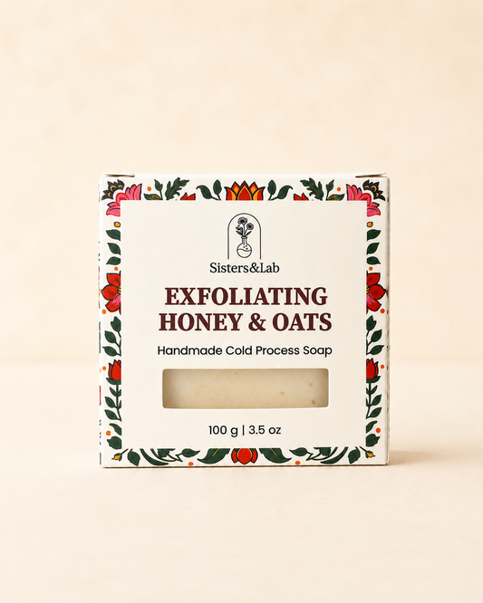 Exfoliating Honey & Oat Soap