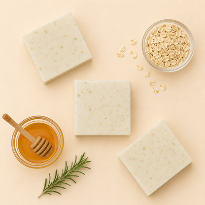 Exfoliating Honey & Oat Soap